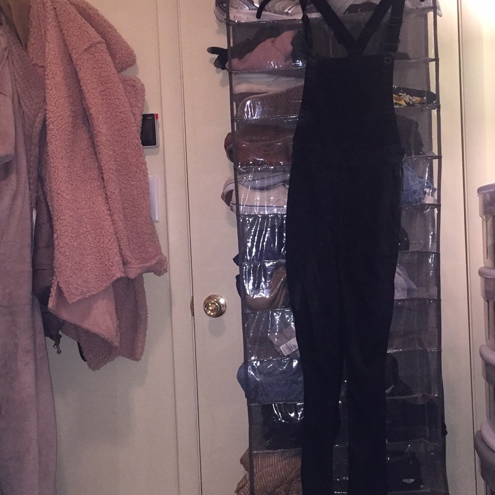 Cali Demi boot overalls Madewell Blackfrost S M